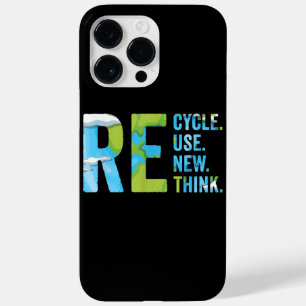 Coque Pour Pour iPhone 14 Pro Max Recycler Réutiliser Repenser Pour La Journée De La