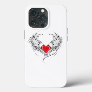 Case-Mate iPhone Case Red Angel Coeur avec ailes