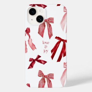 Coque Pour iPhone 14 Red Bow Watercolor iPhone Case
