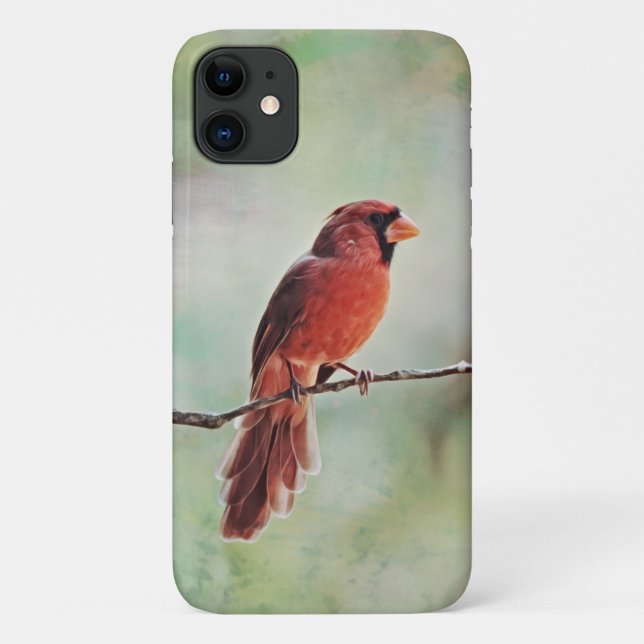 Coques Case-Mate iPhone Red Cardinal Bird Art Nature Téléphone Case (Dos)