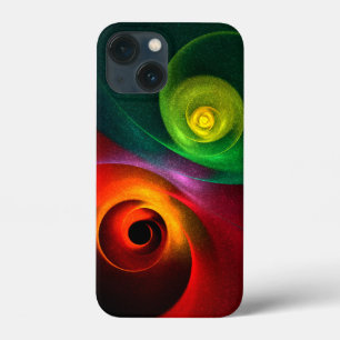 Case-Mate iPhone Case Red Green Yin Yang Moderne Motif d'art Abstrait #2