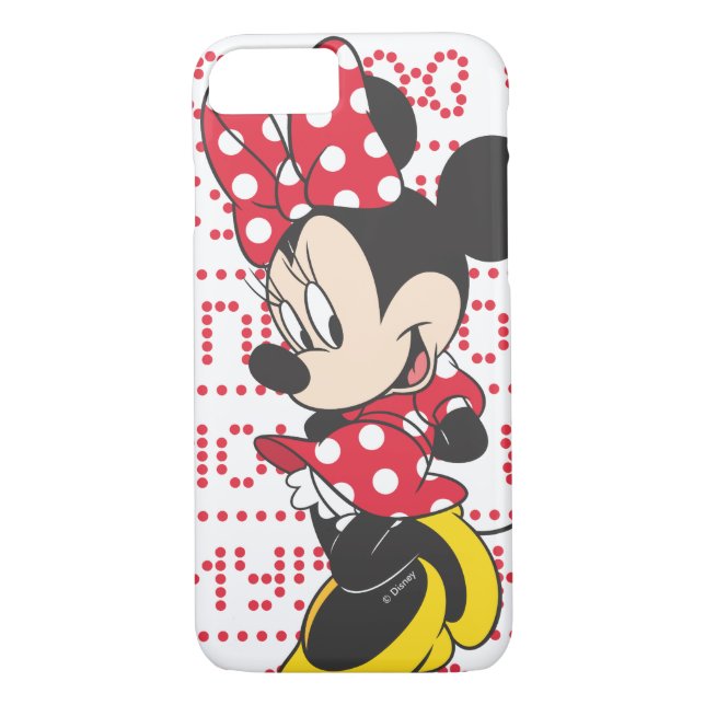 Coques Case-Mate iPhone Red Minnie | Cute (Dos)