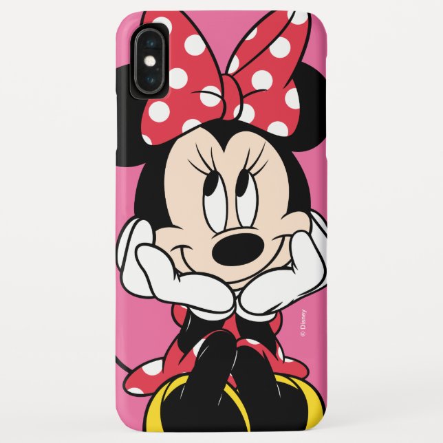 Coques Case-Mate iPhone Red Minnie | Tête dans les mains (Dos)