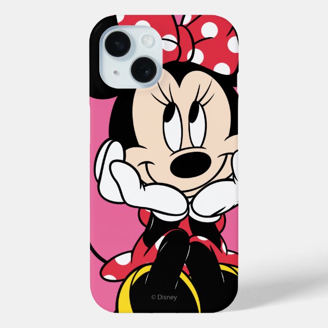 Coques Case-Mate iPhone Red Minnie | Tête dans les mains (Verso)