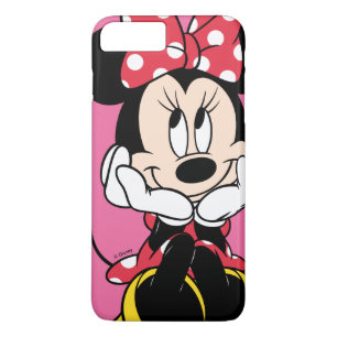 Coque iPhone 7 Plus Red Minnie   Tête dans les mains