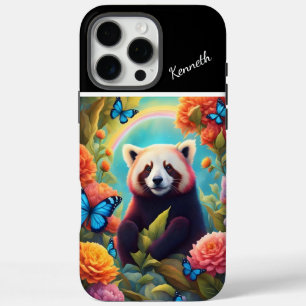 Coques iPhone 16 Pro Max Red Panda in Bloom