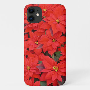 Case-Mate iPhone Case Red Poinsettias I Christmas Holiday Floral Photo