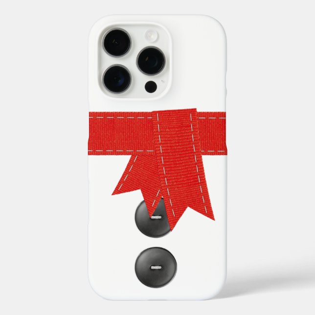 Coques Case-Mate iPhone Red Scarf Snowman Costume for your iPhone (Verso)