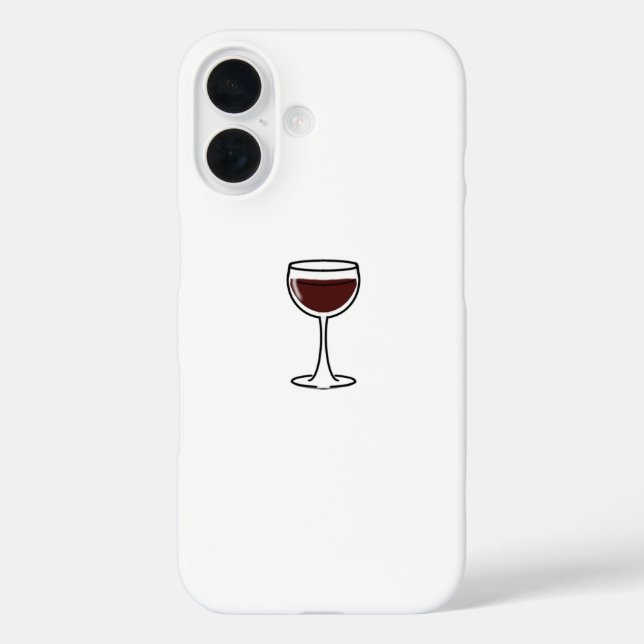 Coques Case-Mate iPhone Red Wine Glass (Verso)
