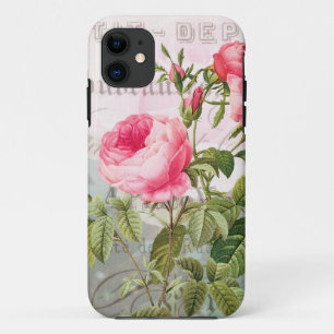 Coques Pour iPhone Redoute Rose français Accent Shabby iPone 5/5S Cou