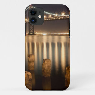 Coque Case-Mate Pour iPhone Réflexions de nuit de pont de baie d'Oakland
