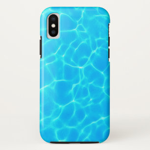 Case-Mate iPhone Case Réflexions sur l'eau de la piscine bleu chatoyante