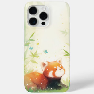 Coque iPhone 15 Pro Max Refuge pour pandas roux