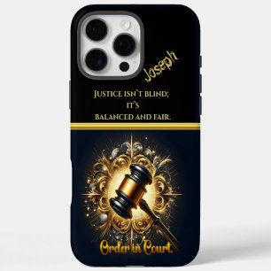 Coques iPhone 16 Pro Max Regal Gavel symbolise la justice