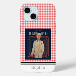 Coque Pour iPhone 15 Regard Dapper Retro Samsung