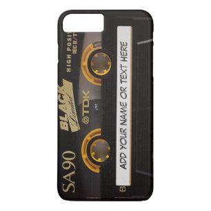 Coque iPhone 7 Plus Regard vintage d'enregistreur à cassettes de