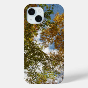 Coque Pour iPhone 15 Regardant les feuilles d'automne II Nature automna