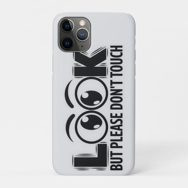 Coques Case-Mate iPhone Regardez, mais ne touchez pas (Dos)