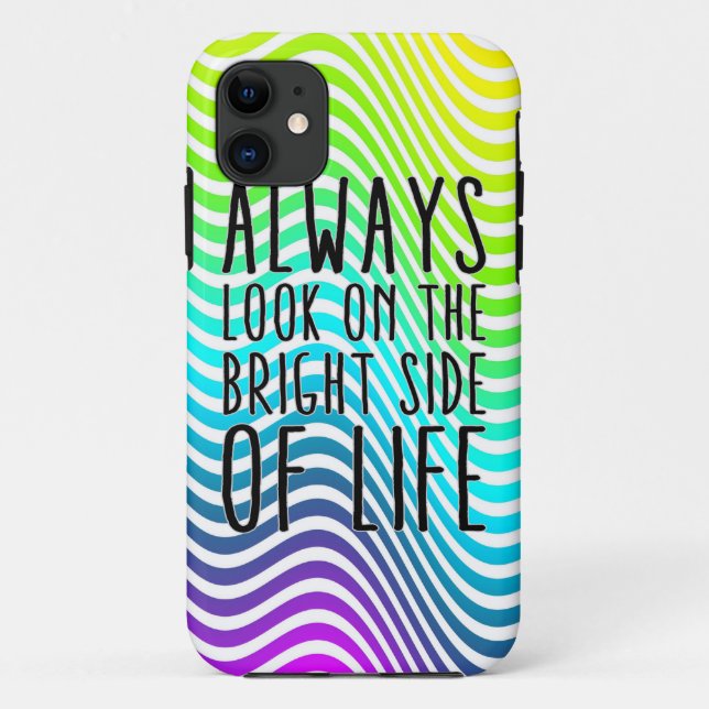Coques Case-Mate iPhone Regardez toujours le côté lumineux de la vie (Dos)