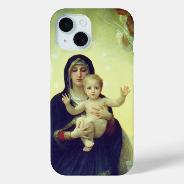 Coques Case-Mate iPhone Regina Angelorum - William-Adolphe Bouguereau (Verso)