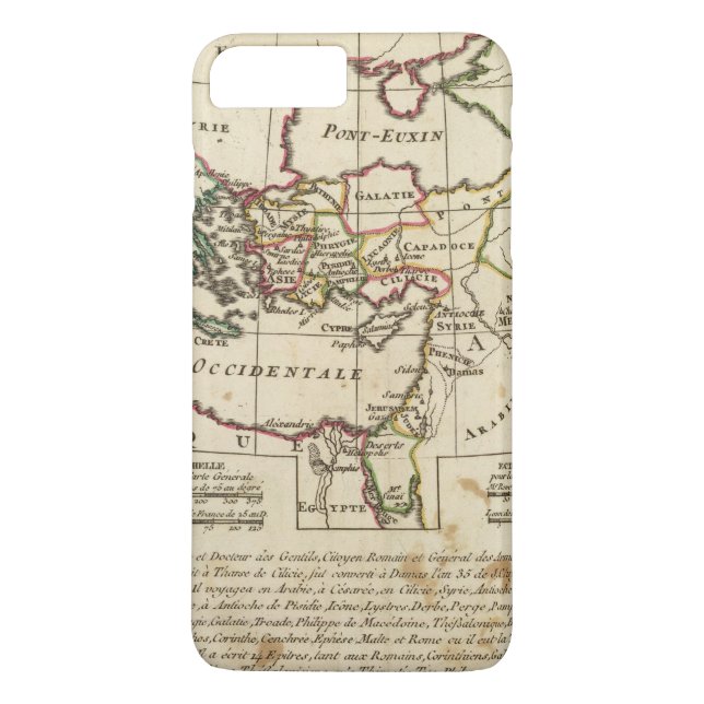 Coques Case-Mate iPhone Régions, endroits dans le nouveau testament (Dos)