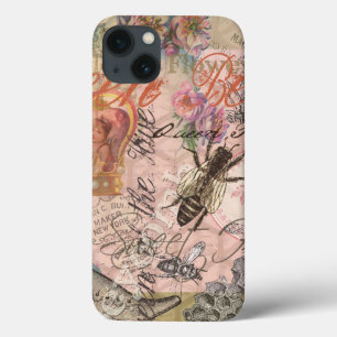 Coques Pour iPhone Reine Abeille Vintage Beau Collage