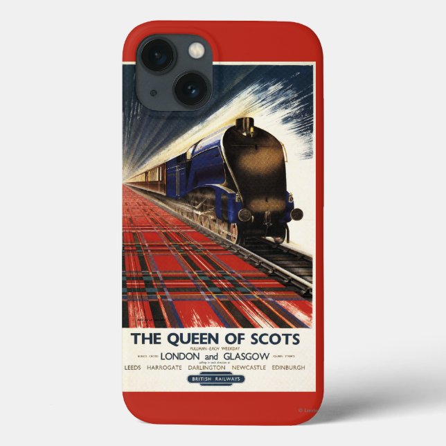 Coques Case-Mate iPhone Reine de train écossais de pullman (Verso)