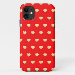 Case-Mate iPhone Case Reine des Coeurs Motif gothique rouge or