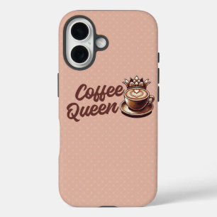 Coque Pour iPhone 16 Reine du café