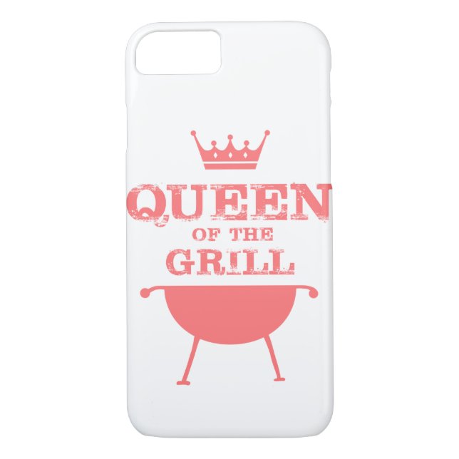 Coques Case-Mate iPhone Reine Du Grill, Rose (Dos)