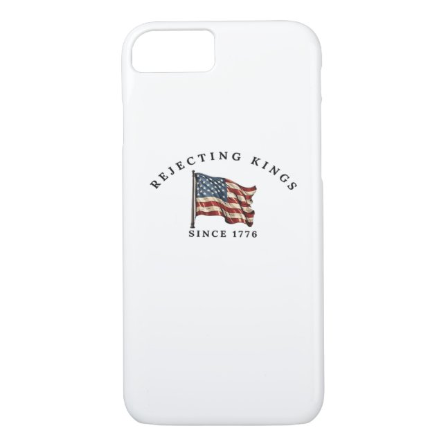 Coques Case-Mate iPhone Rejecting Kings Since 1776 America (Dos)