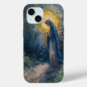 Coque Pour iPhone 15 Religion Sainte Marie Impressionnisme