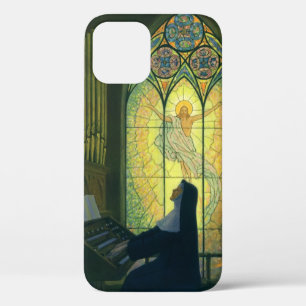 Coques Pour iPhone Religion vintage, Soeur Jouer un organe dans l'Egl