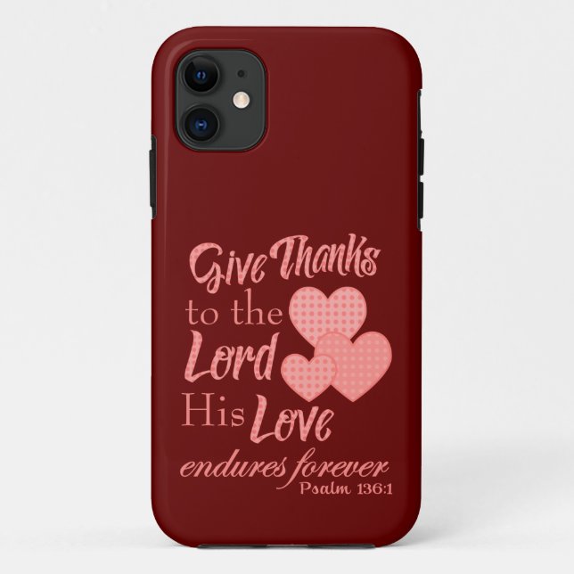 Coques Case-Mate iPhone Remercie le Coque-coque iphone du Seigneur (Dos)