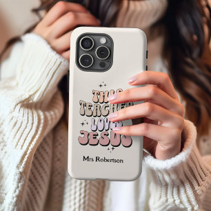 Coque Pour Pour iPhone 14 Pro Max Remerciement à l'enseignant de la foi rétro