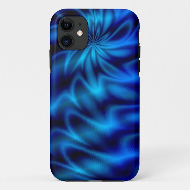 Coques Case-Mate iPhone Remous bleu (Dos)