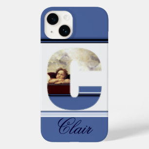 Coques Pour iPhone RENAISSANCE ANGEL C LETTRE À ailes Cherub Monogram