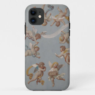 Coque iPhone 11 Renaissance lunaire des Cherubs