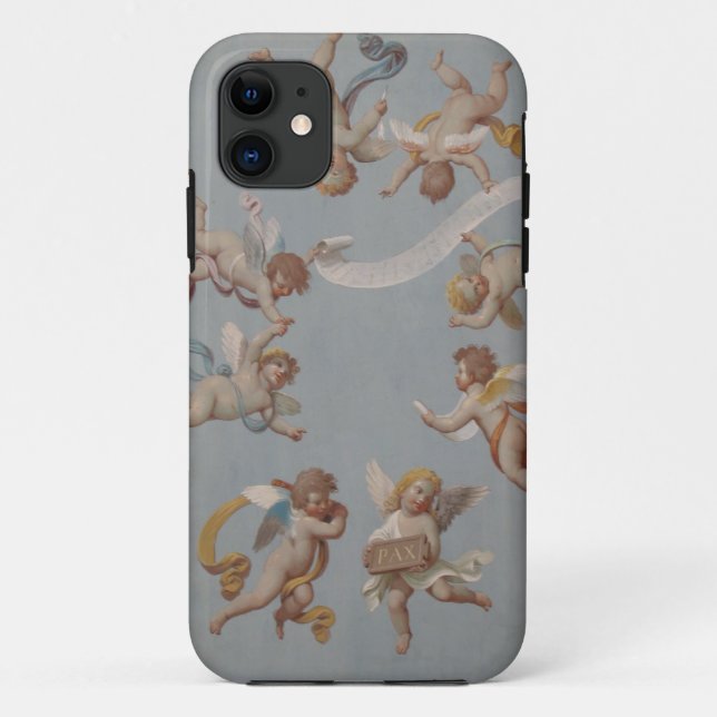 Coques Case-Mate iPhone Renaissance lunaire des Cherubs (Dos)
