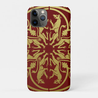 Case-Mate iPhone Case Renaissance Médiévale Héraut Lion Léopard Métalliq