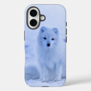 Coque Pour iPhone 16 Renard Arctique, photographie Islande