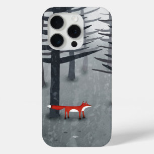 Coque iPhone 15 Pro Renard dans la forêt
