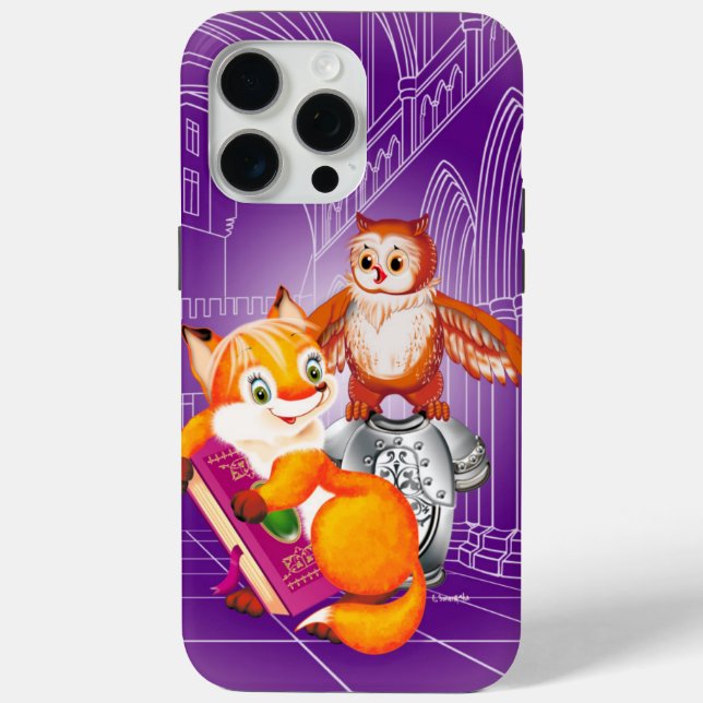 Coques Case-Mate iPhone renard et hibou (Verso)