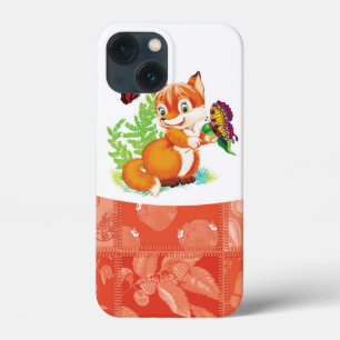 Etui iPhone Case-Mate renard et papillon