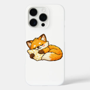 Coques iPhone 16 Pro Renard Mignon Endormi au Chaud