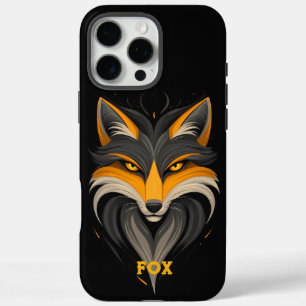Coques iPhone 16 Pro Max Renard noir
