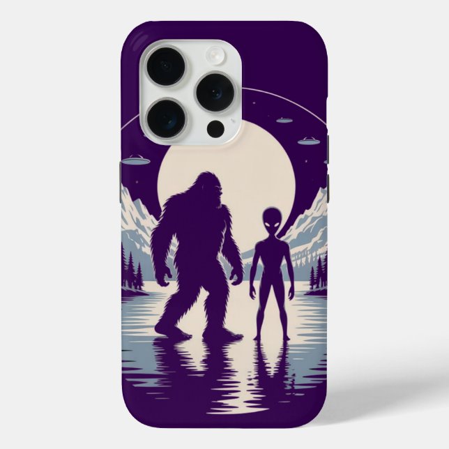 Coques Case-Mate iPhone Rencontre avec un Extraterrestre Cryptide Paranorm (Verso)