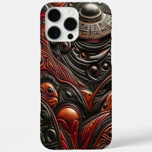 Coques iPhone 16 Pro Max Rencontre mystérieuse d'OVNI dans un paysage céles