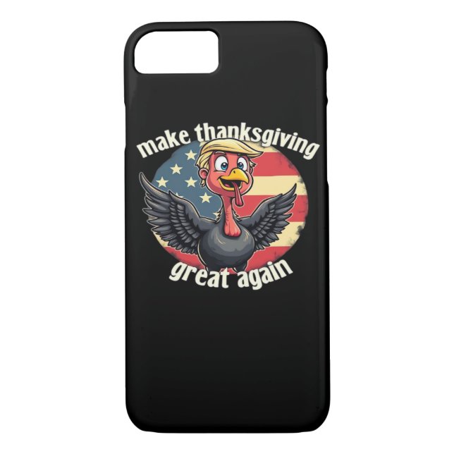 Coques Case-Mate iPhone Rendre grand Thanksgiving à nouveau Thanksgiving (Dos)