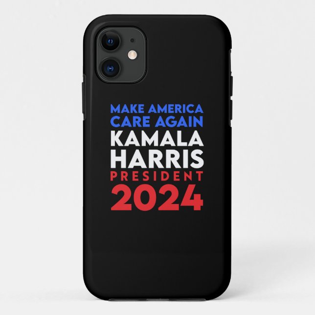 Coques Case-Mate iPhone Rendre l'Amérique à l'écoute Harris Président 2024 (Dos)